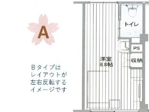 A・Bタイプ居室間取