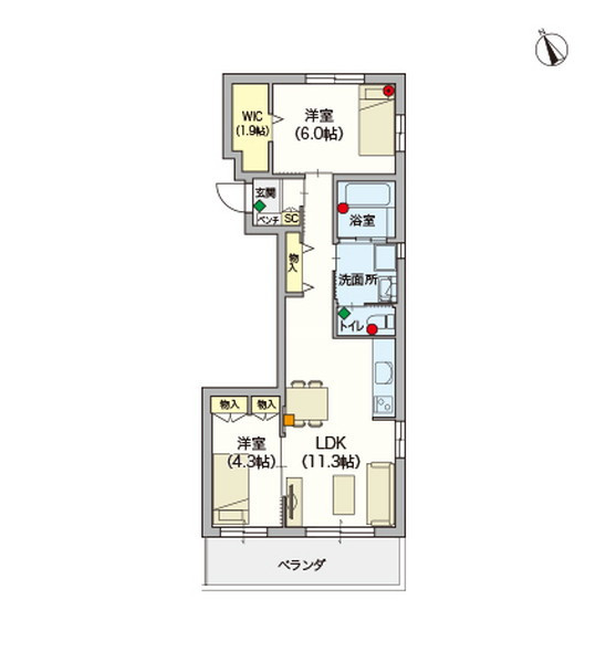 ヘーベルVillage飛田給 Vista