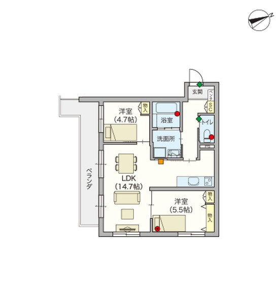 ヘーベルVillage淵野辺