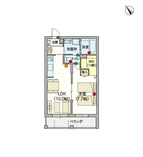 ヘーベルVillage横須賀中央Ⅱ アベニール