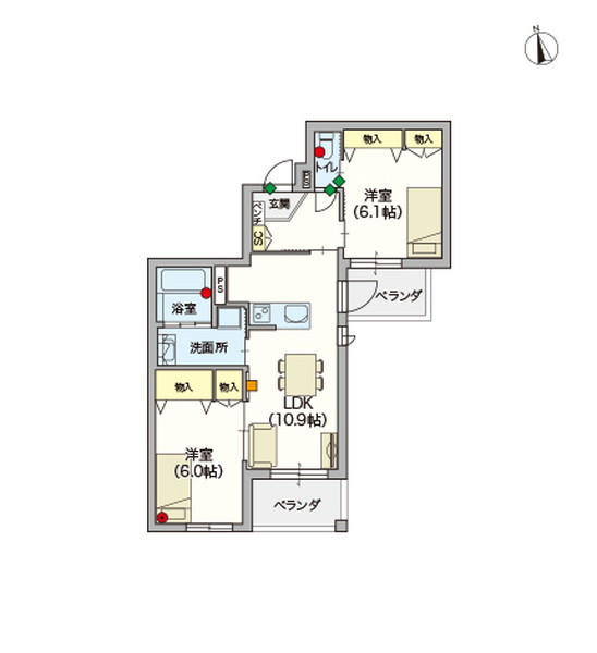 ヘーベルVillage府中若松