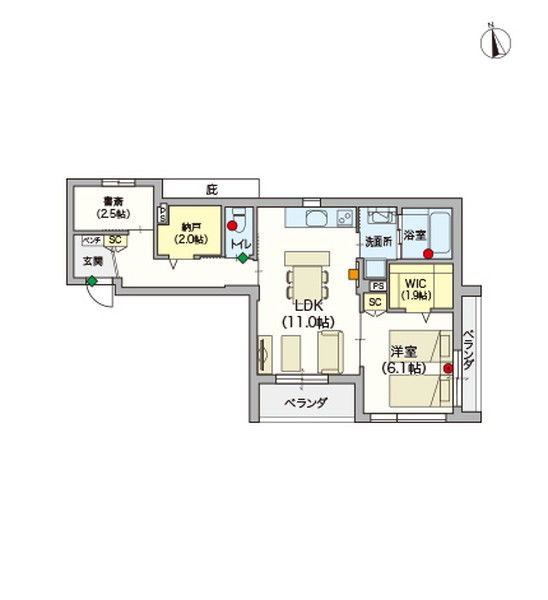 ヘーベルVillage府中若松