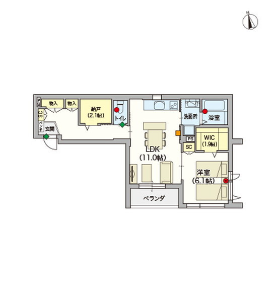 ヘーベルVillage府中若松