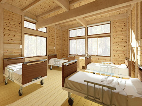 クリニック棟（入院）4人部屋