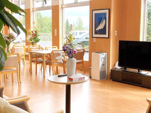 光に溢れたデイルーム