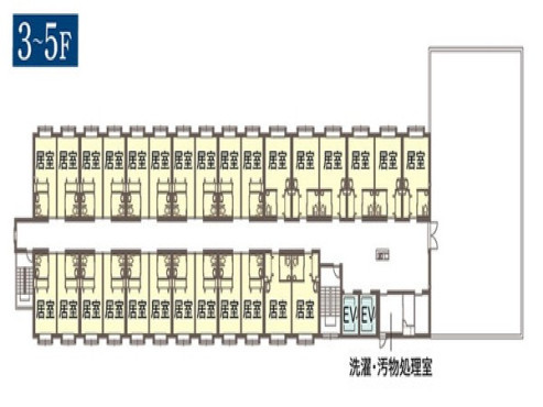 施設内間取3F～5F