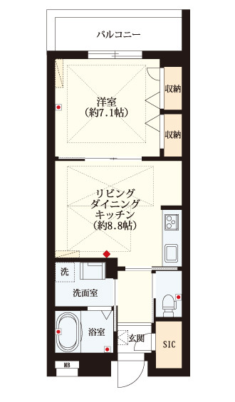 グランドマスト赤堤