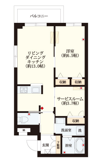 グランドマスト赤堤