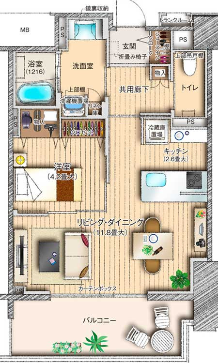 クレールレジデンス横浜十日市場シニアフロア