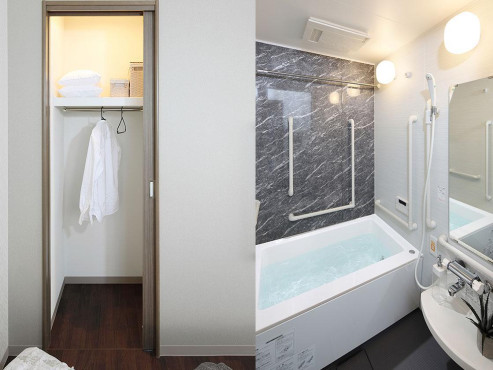 B2タイプ居室 クローゼット/浴室