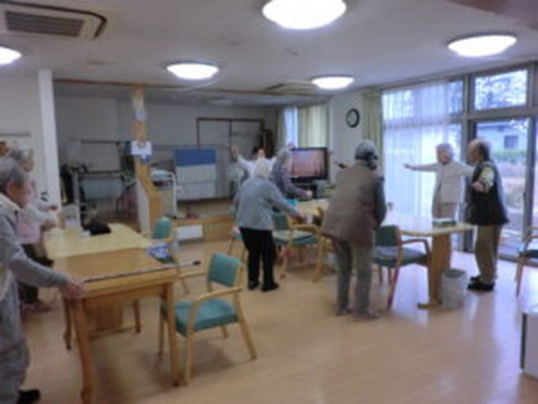 普段の様子（体操）