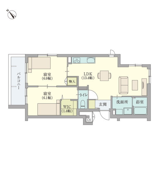 ヘーベルVillageやまだい中町