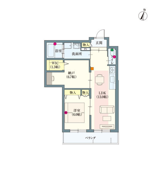 ヘーベルVillage練馬中村橋 リーフテラス中村橋