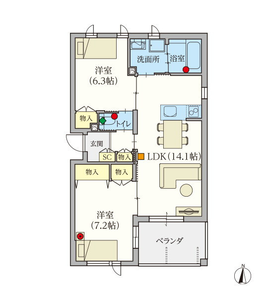ヘーベルVillage西永福 グランテラス浜田山