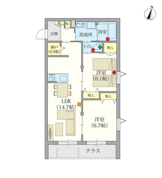 ヘーベルVillage南大泉