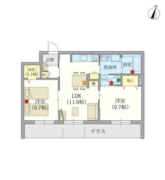 ヘーベルVillage南大泉