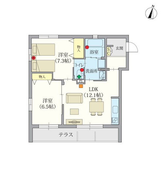 ヘーベルVillage南大泉