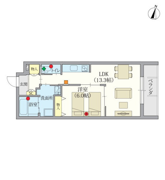 ヘーベルVillage南大泉