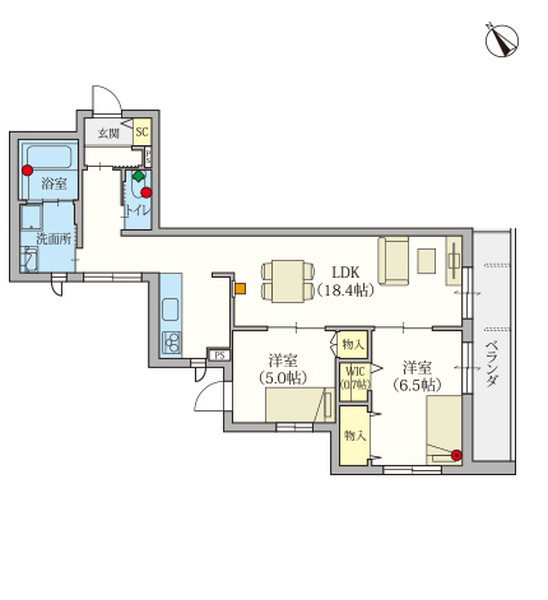 ヘーベルVillage読売ランド前 Regina