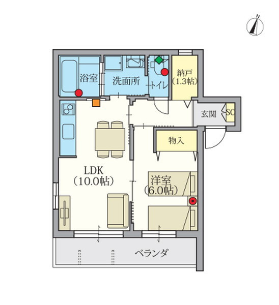 ヘーベルVillage高砂壱番館