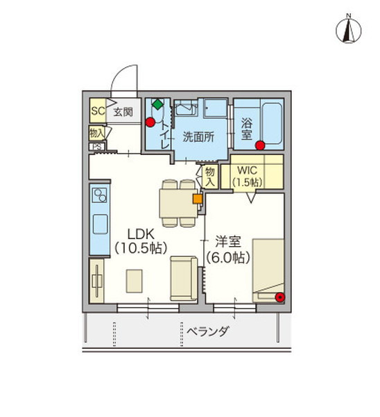 ヘーベルVillage大師公園 Village Daishi Hills 四番館