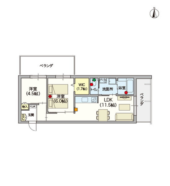 ヘーベルVillage中村橋 ルミナス中村橋