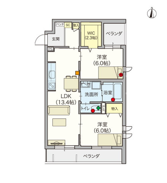 ヘーベルVillage一橋学園 A・Ra・Bic