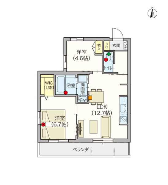 ヘーベルVillage一橋学園 A・Ra・Bic