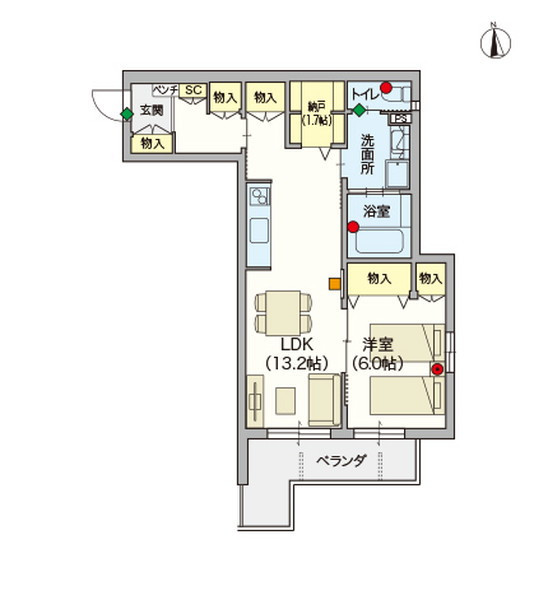ヘーベルVillage川崎大師 メゾンインフィニティ川崎大師