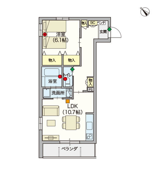 ヘーベルVillage赤羽志茂