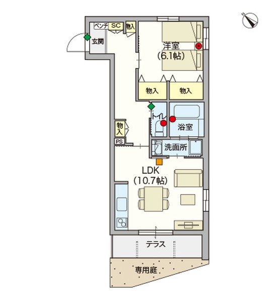 ヘーベルVillage赤羽志茂