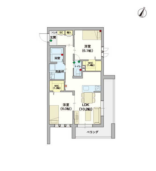 ヘーベルVillage池上3丁目 yzikegami II