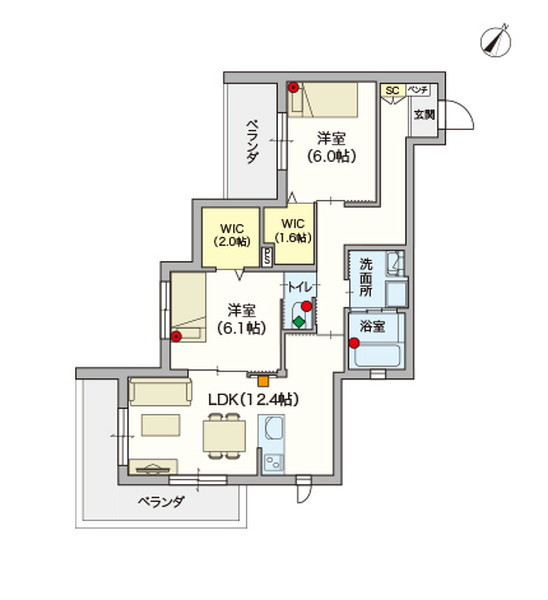 ヘーベルVillage元住吉Ⅱ 元住吉弐番館
