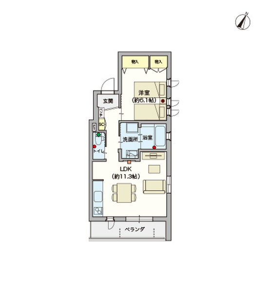 ヘーベルVillage鵜の木 Casaうのき20