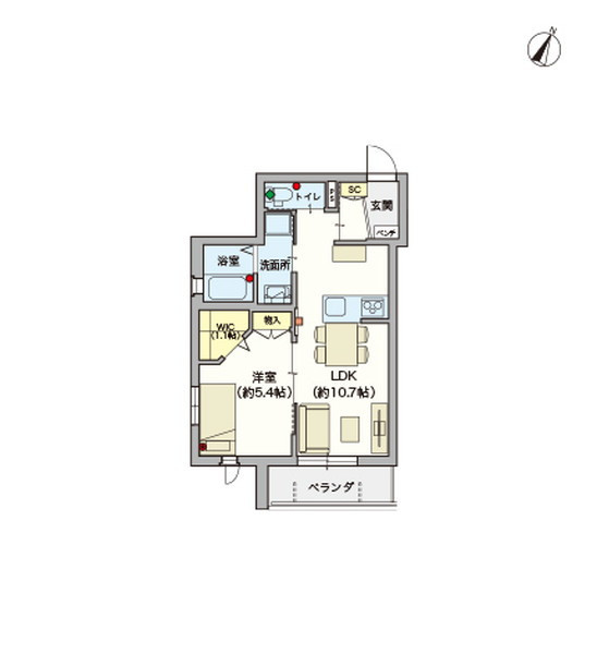 ヘーベルVillage鵜の木 Casaうのき20