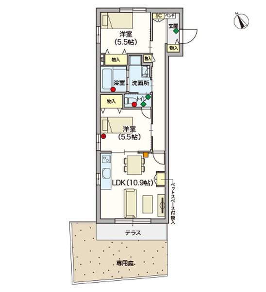 ヘーベルVillage奥戸 Hebel Village 櫻