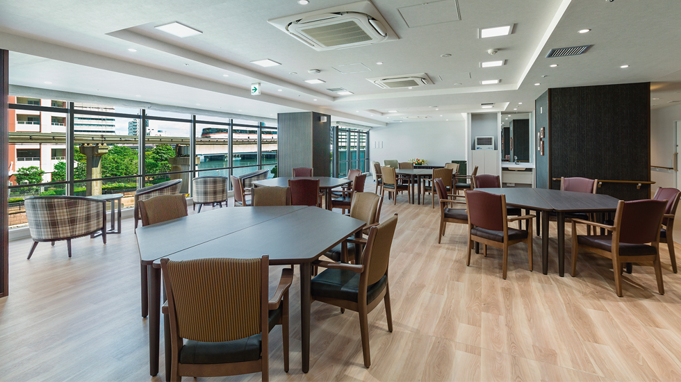 グランクレール芝浦ケアレジデンスダイニング