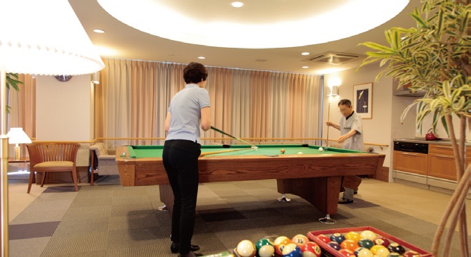 感謝の郷いわき さくら館娯楽室